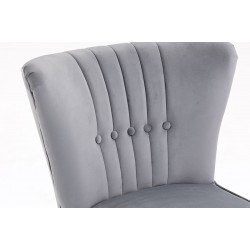 Audrey Slipper Chair Grey